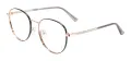 Oval Metal Full Rim Eyewear