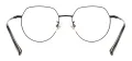 Metal Oval Glasses Frame With Titanium Temple