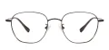Metal Oval Glasses Frame With Titanium Temple