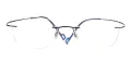 Metal Square Rimless Glasses Frame