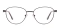 Metal Oval Glasses Frame With Spring Hinge