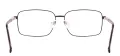 Metal Large Rectangular Glasses Frame With Spring Hinge