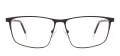 Metal Large Glasses Frame With Spring Hinge