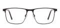 Metal Square Glasses Frame With Spring Hinge