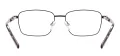 Metal Rectangular Glases Frame With Spring Hinge