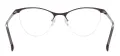 Metal Half Rim Glasses Frame With Spring Hinge