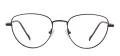 Metal Cat Eye Glasses Frames With Clip On And Spring Hinge