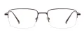 Metal Glasses Frames With Clip On With Spring Hinge