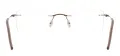 Metal Rectangular Rimless Glasses Frame
