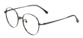 Fashion Metal Round Eyeglasses