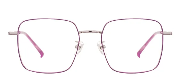 Full Rim Rectangle Medium Eyeglasses - Purple
