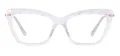 Transparent Cat Eye Glasses