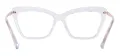 Transparent Cat Eye Glasses