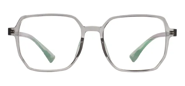 TR90 Oversized Spectacles - Transparent Gray