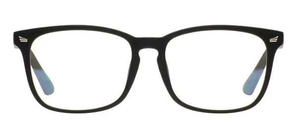Classic Rectangular Spectacles - Black