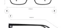 Transparent Rectangular Glasses