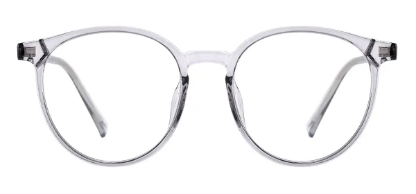 Vintage Clear Glasses - Transparent Gray