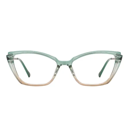 TR Cat Eye Glasses Frames With Spring Hinge