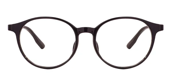 TR Kids Flexible Round Glasses Frames - Black