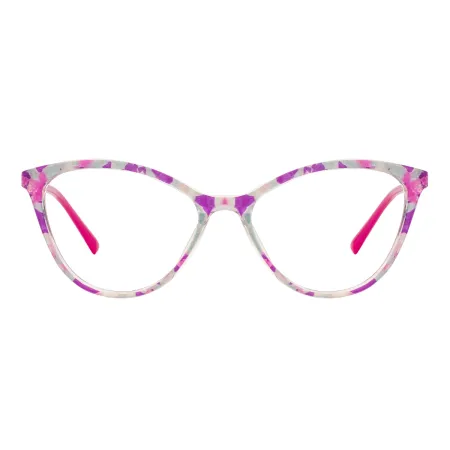 Women Cat Eye Glasses Frames With Spring Hinge