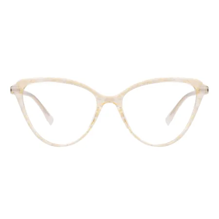 Large Cat Eye Glasses Frames With Spring Hinge