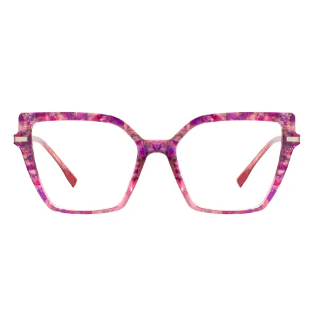Large Cat Eye Glasses Frame With Spring Hinge