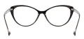Crystal Cat Eye Glasses Frames With Spring Hinge