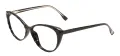 Crystal Cat Eye Glasses Frames With Spring Hinge