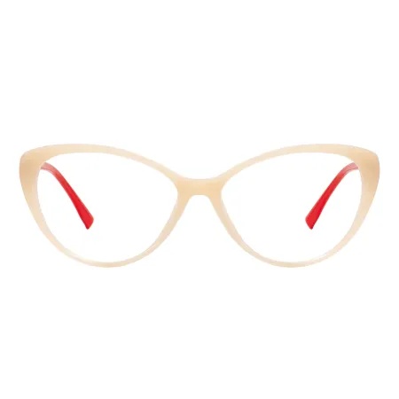 Crystal Cat Eye Glasses Frames With Spring Hinge