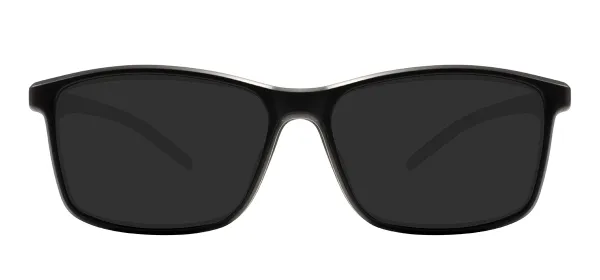 TR90 Polarized Sunglasses - Black Green