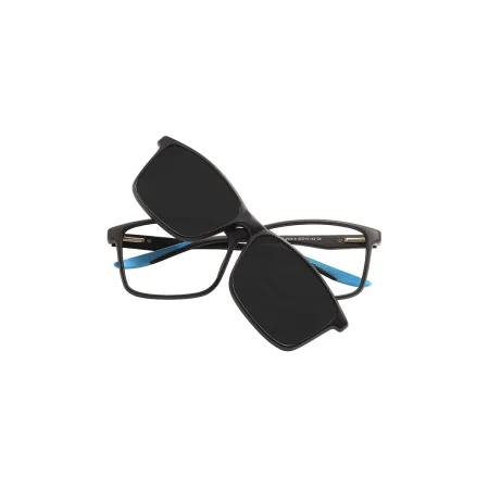 Rectangular Clip-On Sunglasses