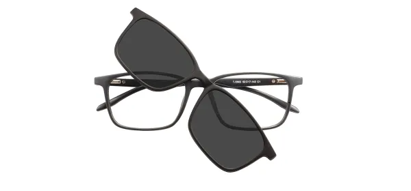 TR90 Full Rim Sunglasses - Black