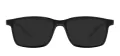 Black Clip-On Sunglasses
