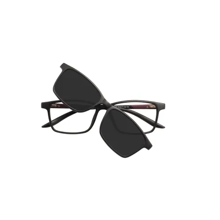 Black Clip-On Sunglasses