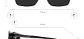 Black Clip-On Sunglasses