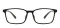 Middle Classical Men and Women Rectangular Eyeglasses