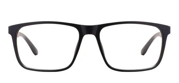 Classical TR90 Rectangular Eyeglasses - Black Gray