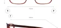Classical TR90 Rectangular Eyeglasses