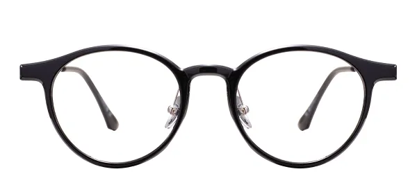 Oval Small Fashion Glass Frame - Black