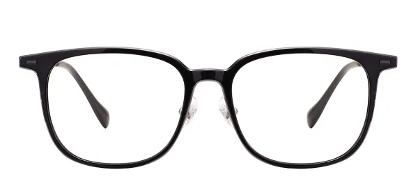 Full Rim Square Glasses Frame - Black
