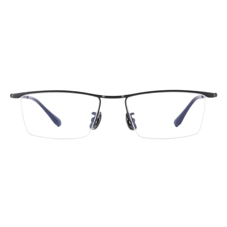 Titanium Browline Eyeglasses