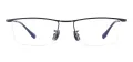 Titanium Browline Eyeglasses