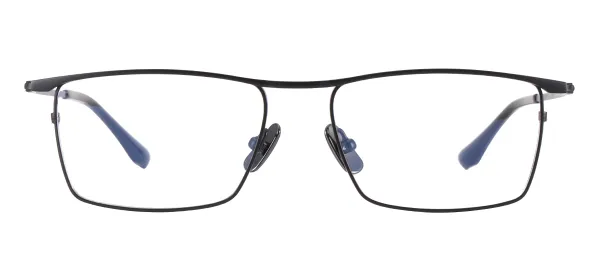 Titanium Full Rim Glasses - Black