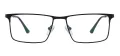 Titanium Rectangular Glasses