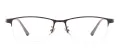 Men Large Rentangular Titanium Glasses