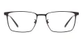 Men Large Rentangular Titanium Glasses