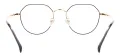 Geometric Medium Round Eyeglasses