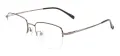Large Half Rim Rectangular Eyeglasses