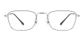 Clear Medium Rectangular Eyeglasses