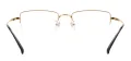 Rectangular Half Rim Eyeglasses